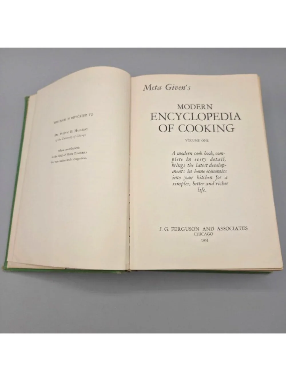 Meta Given hardcover green